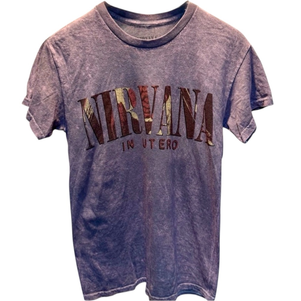 Nirvana purple Graphic Tee
